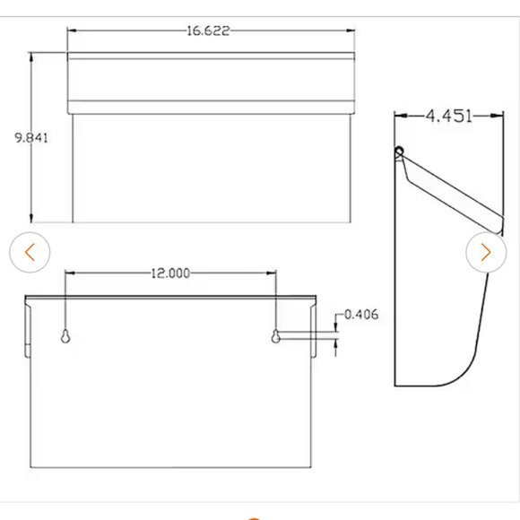 NEW! Gibraltar Woodlands Black, Medium, Steel, Wall Mount Mailbox - Picture 15 of 15